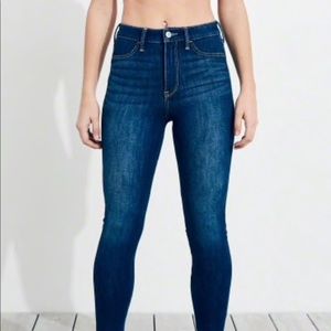 Hollister dark blue jeggings